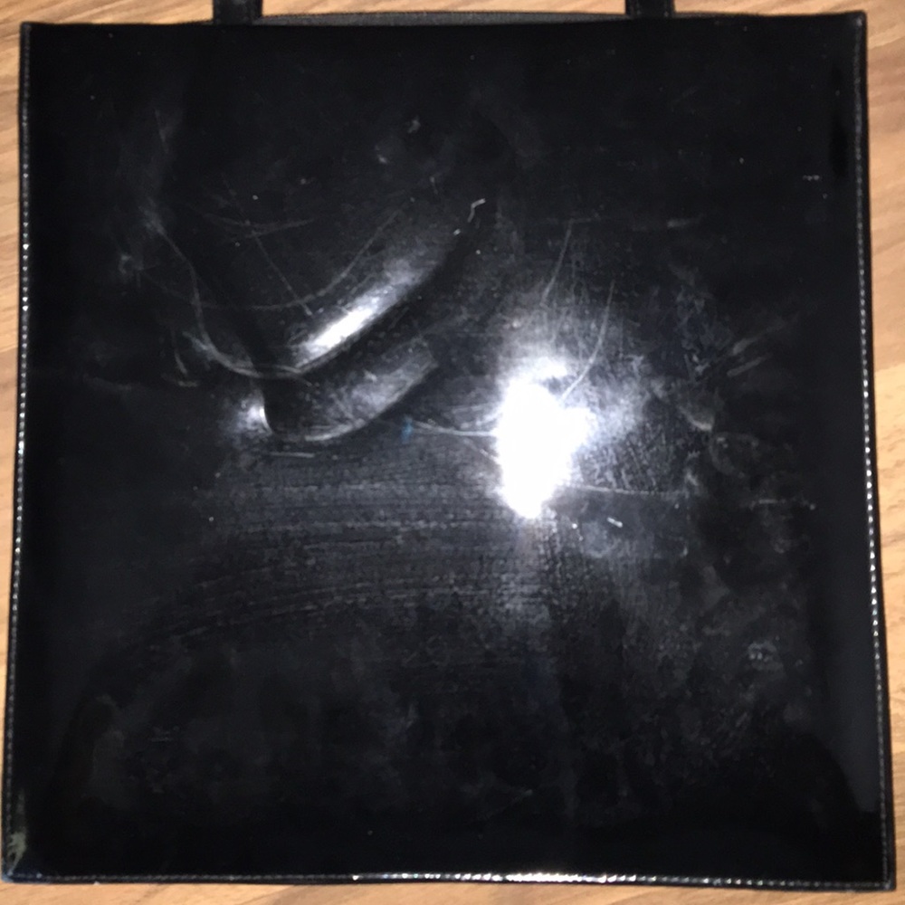 Vtg 80’s Versace black patent bag Medusa - Picture 3 of 5